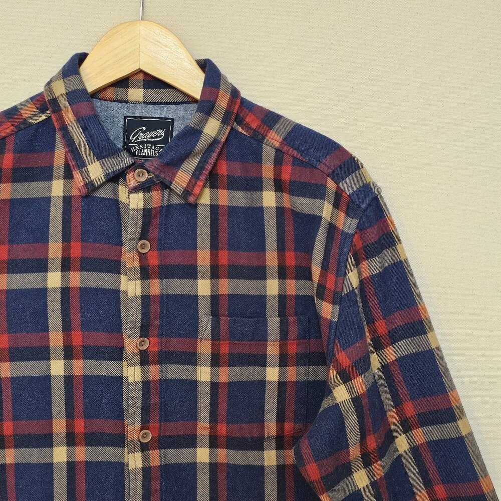 Grayers Heritage Flannels Heavy Shirt L